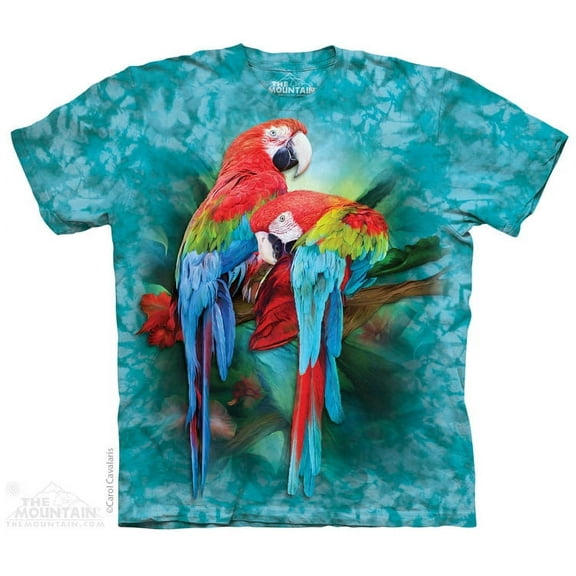 The Mountain Men's  Macaw Mates T-shirt Green