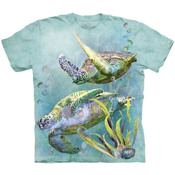 The Mountain Men's  Sea Turtle Swim T-shirt Green