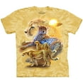 thumbnail image 1 of The Mountain Men's  Serengeti Gold Cheetahs T-shirt Yellow, 1 of 1