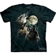 thumbnail image 1 of The Mountain Men's Three Wolf Moon T-Shirt, Kale, 2XL, 1 of 2