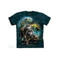 thumbnail image 1 of The Mountain Men's Wolf Lookout T-Shirt Small Green, 1 of 4