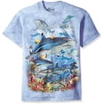 thumbnail image 1 of The Mountain Reef Sharks Adult T-Shirt, Blue, Large, 1 of 4
