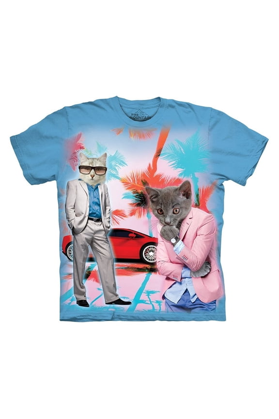 T-Shirt Undercover Kitten Cat Tie Dye Shirt