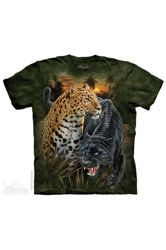 Two Jaguars Adult T-Shirt Tee