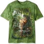 The Mountain mens Enchanted Tiger T Shirt, Green, XX-Large US