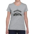 thumbnail image 1 of The Mountains Are Calling! Shaped T-Shirt Women -Smartprints Designs, Female XX-Large, 1 of 4