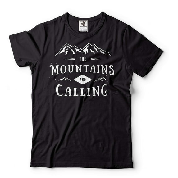 The Mountains Are Calling Shirt Hiking Shirt Adventure Shirts Wanderer Tshirt Nature Shirt Gift