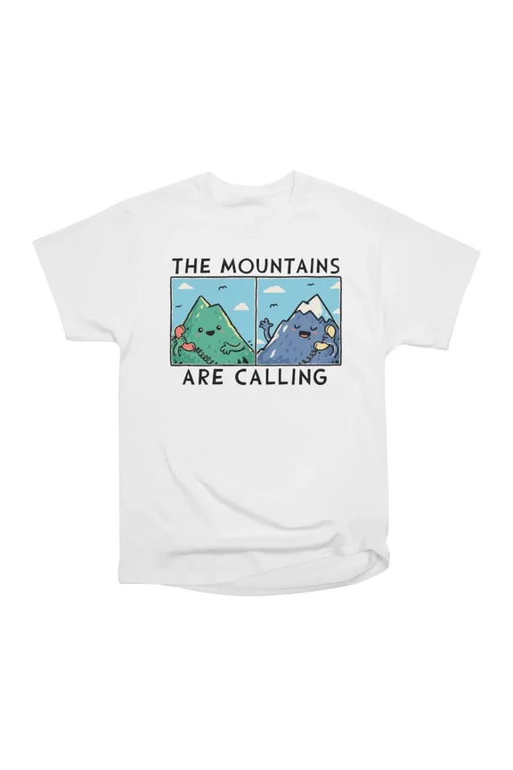 The Mountains Are Calling T-Shirt Tee Gift For Him Merch For Her Apparel For Friend