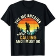 thumbnail image 1 of The Mountains Are Calling and I Must Go - Hiking Lover T-Shirt, 1 of 3