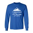 thumbnail image 1 of The Mountains are Calling Adult Long Sleeve T-shirt, 1 of 3