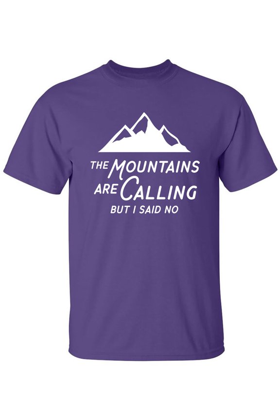 The Mountains are Calling Adult Short Sleeve T-shirt