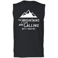 thumbnail image 1 of The Mountains are Calling Adult Sleeveless Tee, 1 of 3