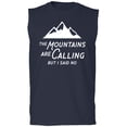 thumbnail image 1 of The Mountains are Calling Adult Sleeveless Tee, 1 of 3