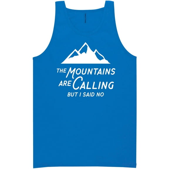 The Mountains are Calling Neon Tank Top