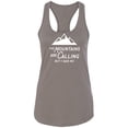 thumbnail image 1 of The Mountains are Calling Racerback Tank, 1 of 2