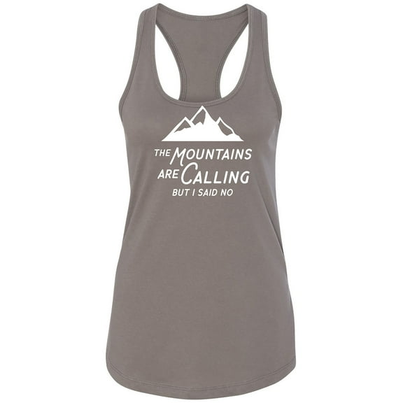 The Mountains are Calling Racerback Tank