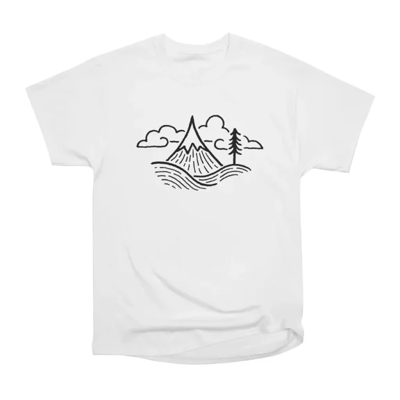 The Mountains are Calling T-Shirt Tee Gift For Him Merch For Her Apparel For Friend
