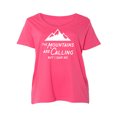 thumbnail image 1 of The Mountains are Calling Womens Plus Size Scoopneck Tee, 1 of 1