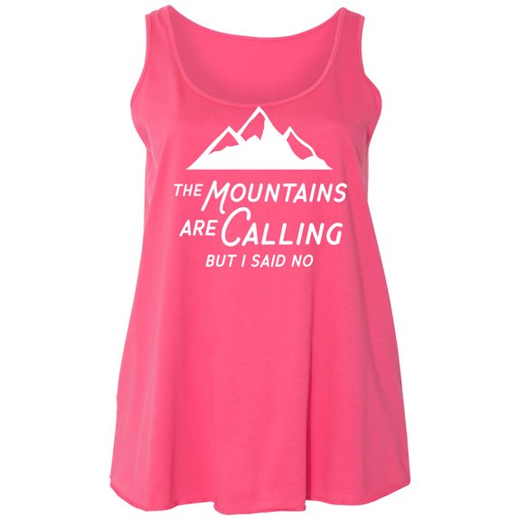 The Mountains are Calling Womens Tank Top