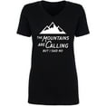 thumbnail image 1 of The Mountains are Calling Womens V-Neck T-Shirt, 1 of 2