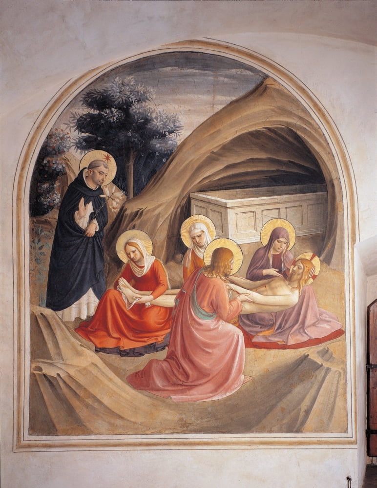 The Mourning Over The Dead Christ Canvas Art - (24 x 36)