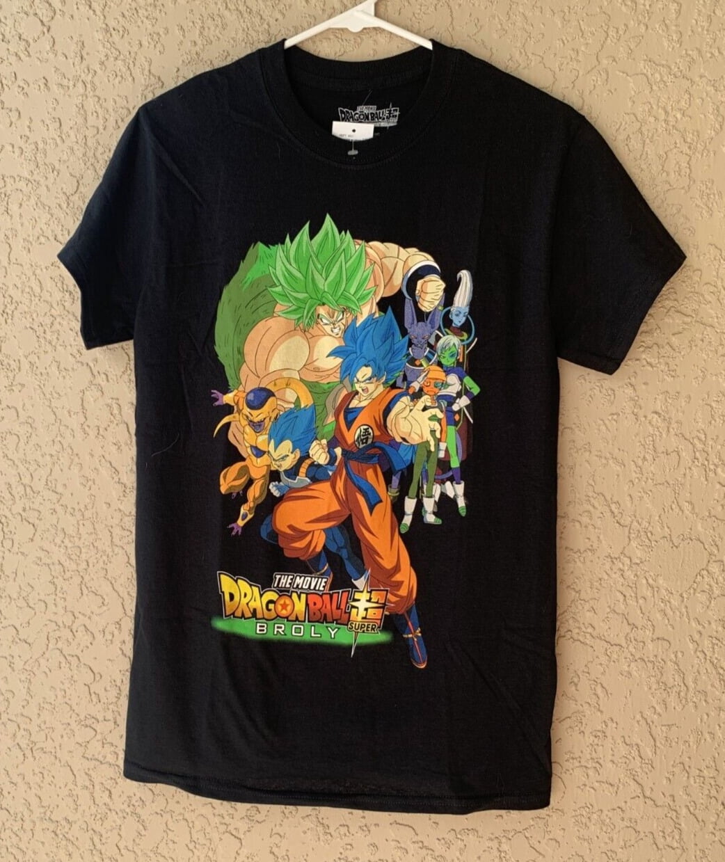 The Movie Dragon Ball Super Broly T-Shirt Men's Small Black Pullover ...