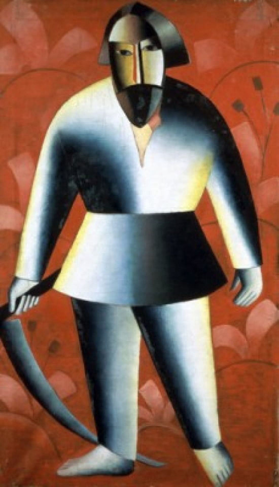 The Mower 1912  Kasimir Malevich (1878-1935Russian)  Oil on Canvas  Russian State Museum St Petersburg Canvas Art - Kasimir Malevich (18 x 24)