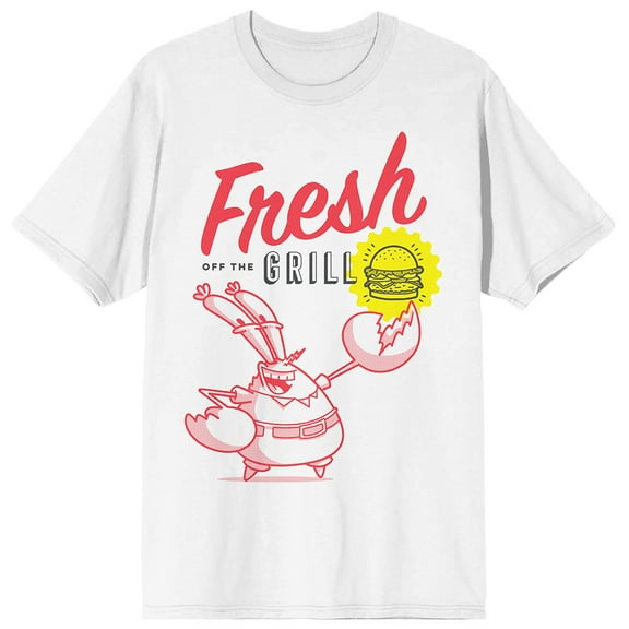 The Mr. Krab and The Krabby Patty White Tee - 4XLB