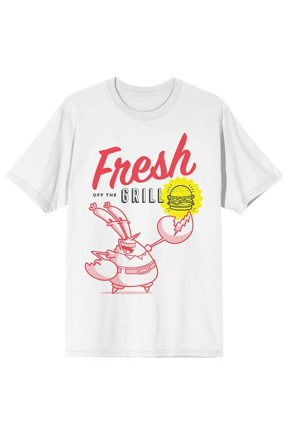 The Mr. Krab and The Krabby Patty White Tee - 6XL