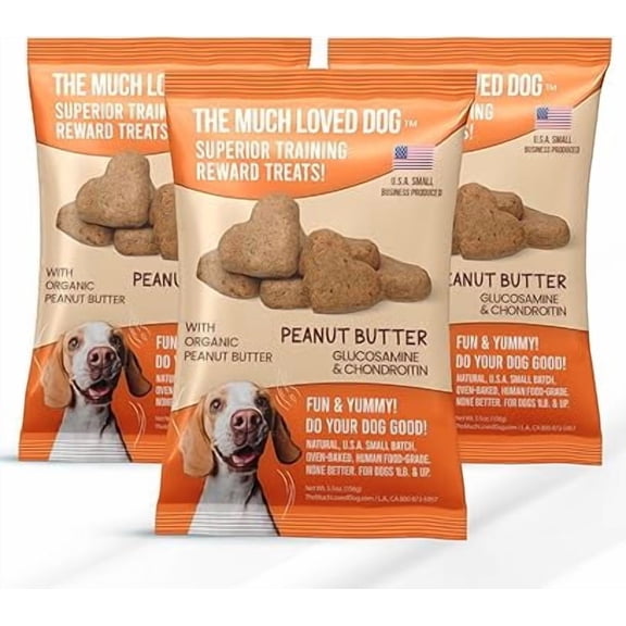 The Much Loved Dog Peanut Butter 3 Pack
