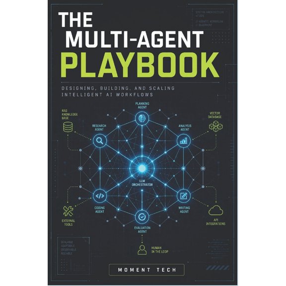 The Multi-Agent Playbook: Architecting Collaborative AI Systems with LLMs, RAG, and Agentic Workflows, (Paperback)