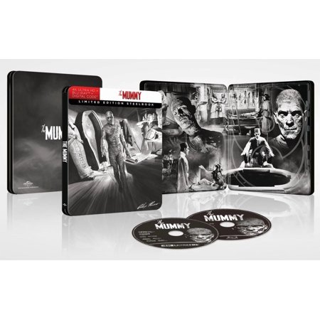 The Mummy (1932) (Walmart Exclusive) (Steelbook) (4K Ultra HD + Blu-ray + Digital Copy), Horror, Universal