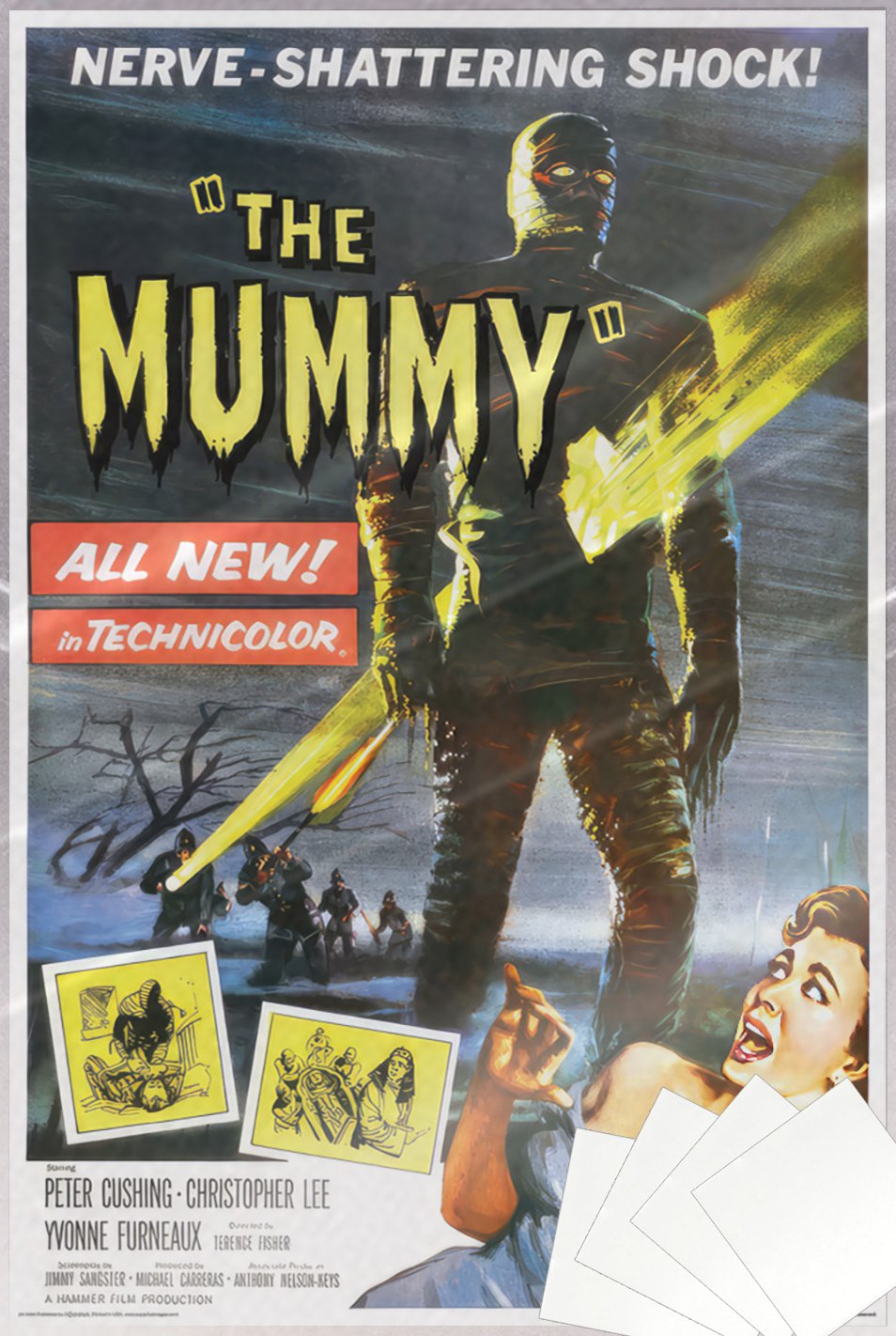 The Mummy 1959 - Movie Poster (Regular Style - Peter Cushing ...