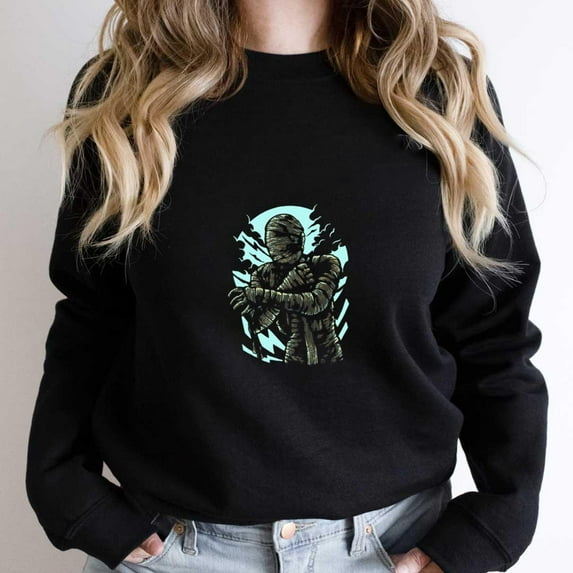 The Mummy, Funny Classic Horror Movie Parody Graphic Tee, Universal - Limited Edition SW19762 Unisex Sweatshirt, Up to Size 5XL