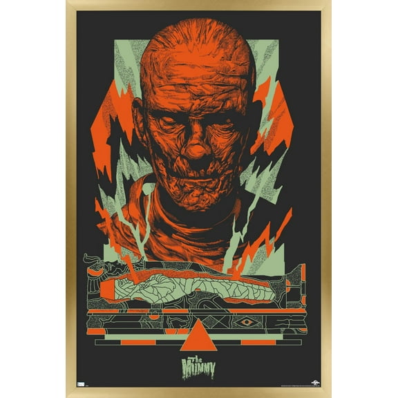 The Mummy - Illustration Wall Poster, 14.725" x 22.375" Framed