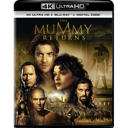 The Mummy Returns [Includes Digital Copy] [4K Ultra HD Blu-ray] [2 Discs] [2001]