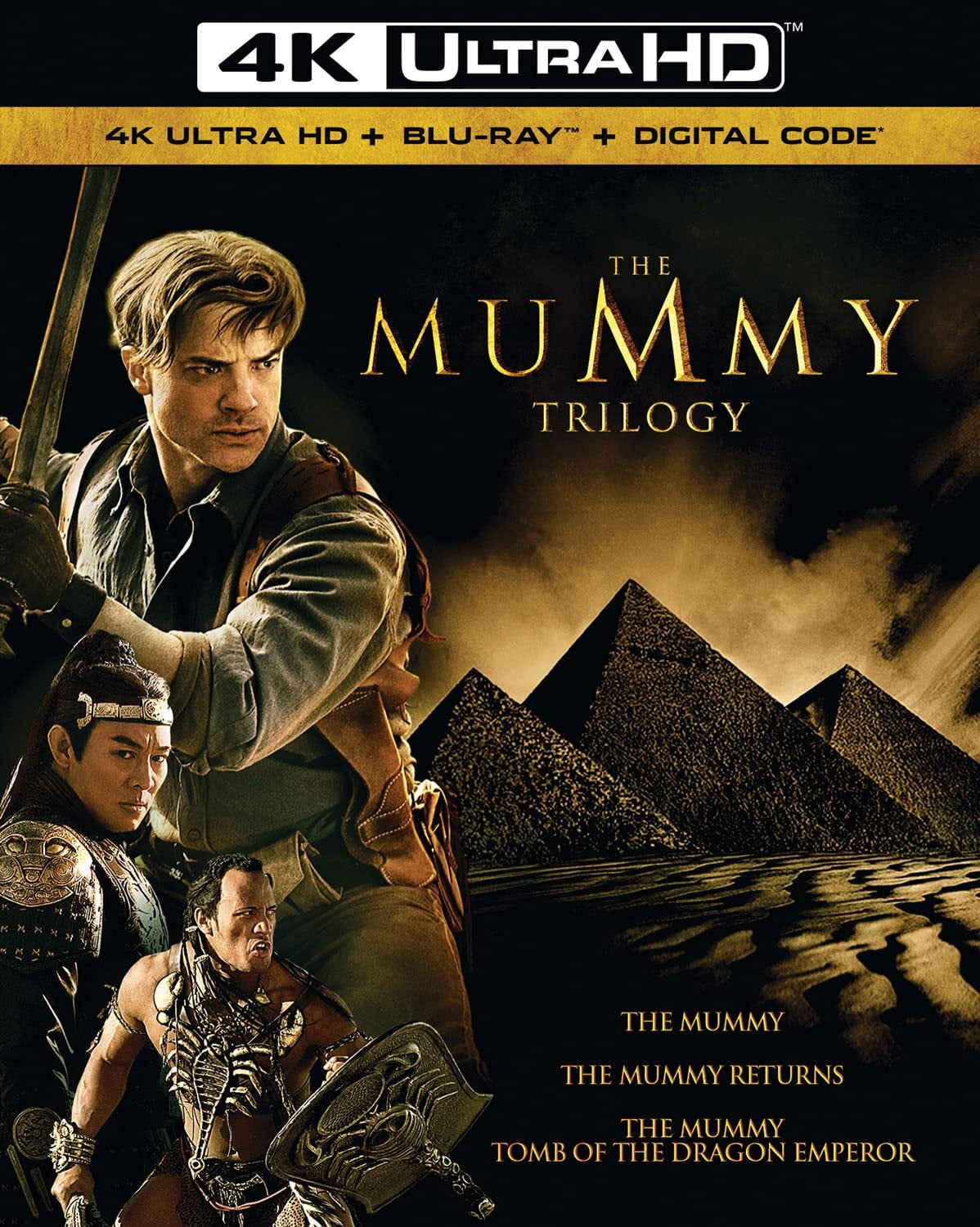Walmart exclusive discounts  Universal Studios - The Mummy Trilogy 4K Ultra HD, Blu-ray, Digital Copy, Action & Adventure Movies Collection