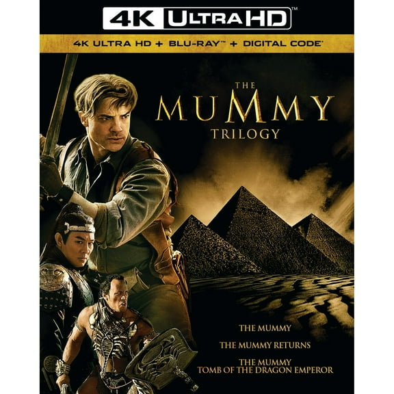 Pre-Owned The Mummy Trilogy (4K Ultra HD + Blu-ray) (Good)