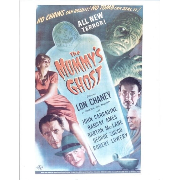 The Mummy's Ghost Lon Chaney John Carradine 8x10 Photograph
