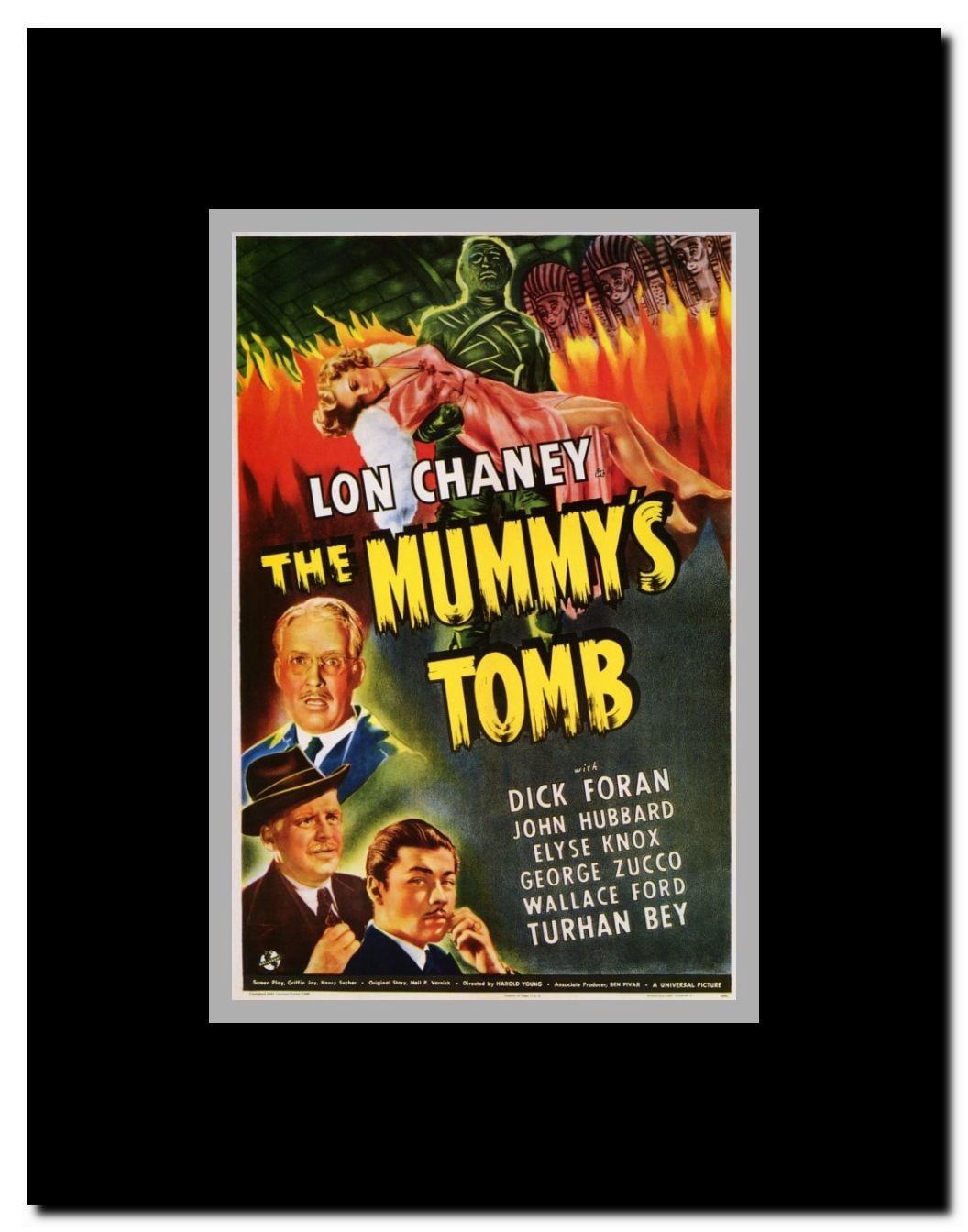 The Mummy's Tomb Framed Movie Poster