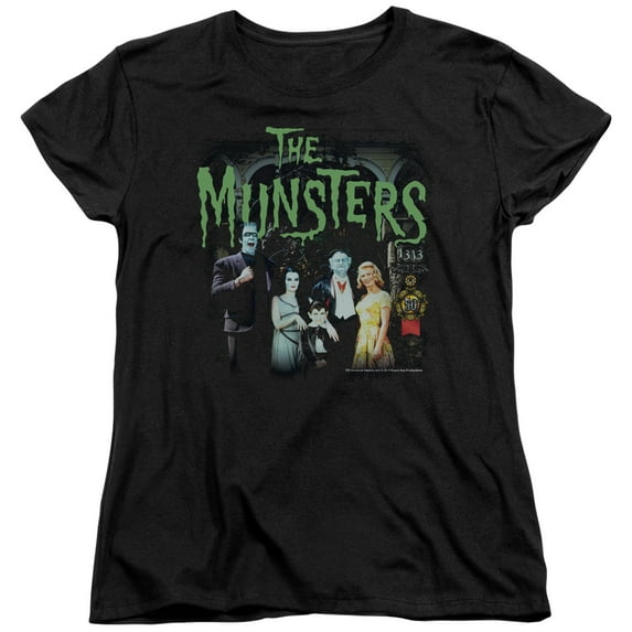 The Munsters 1313 50 Years Women's T-Shirt Black