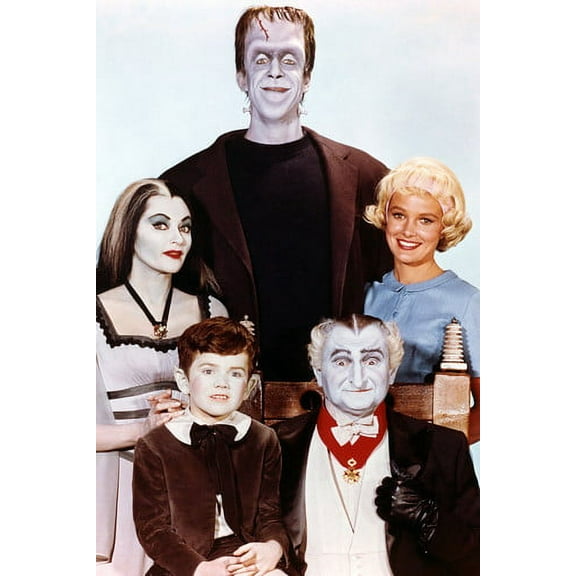 The Munsters 24x36 Poster Herman and family pose