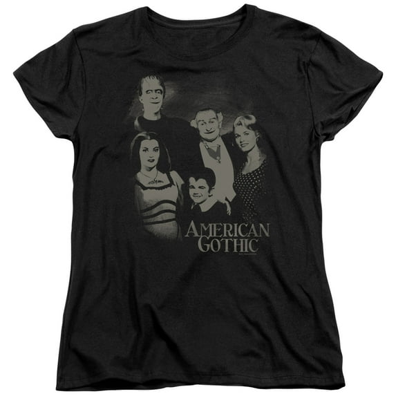 The Munsters - American Gothic - Women's Short Sleeve Shirt - X-Large