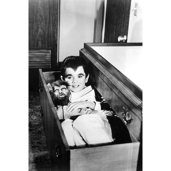 The Munsters Butch Patrick 24X36 Poster Lying In Coffin