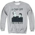thumbnail image 1 of The Munsters Chip Adult Crewneck Sweatshirt Athletic Heather, 1 of 1