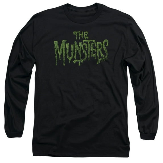 The Munsters - Distress Logo - Long Sleeve Shirt - Medium