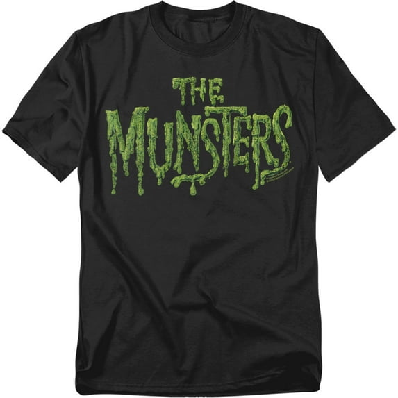 The Munsters T-Shirt Distress Logo Unisex Graphic Tee For Men & Women