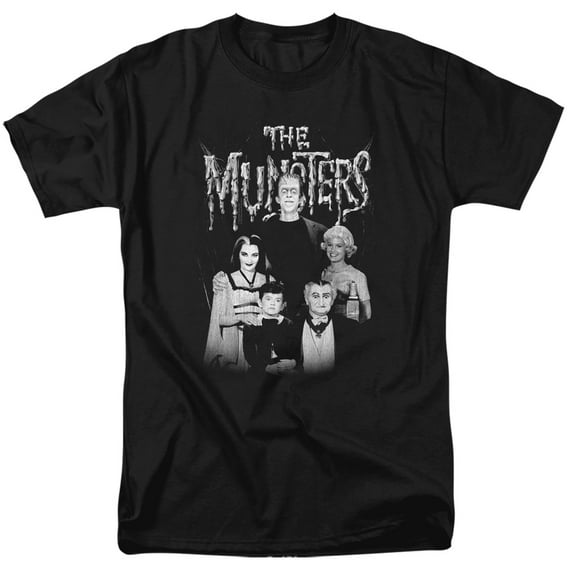 The Munsters Family Portrait Adult 18/1 T-Shirt Black