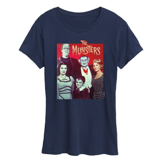 The Munsters - Family Portrait- Women's Short Sleeve Graphic Tee