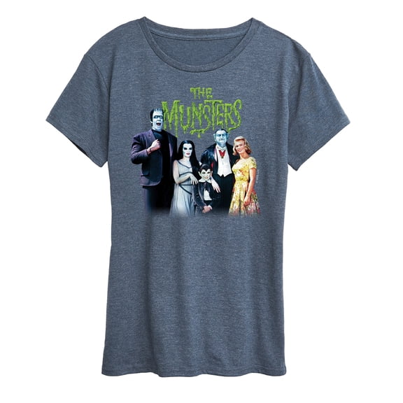 The Munsters - Family Poster- Women's Short Sleeve Graphic Tee